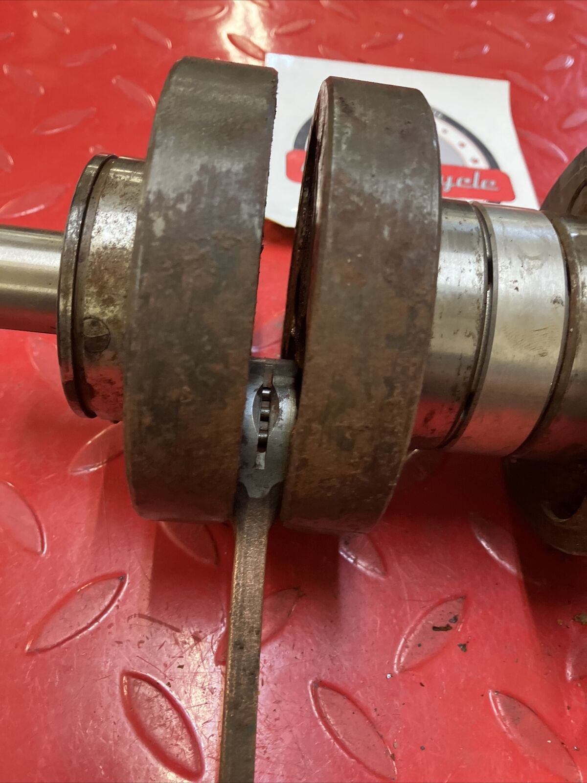 Yamaha RD400 1977 crankshaft assembly 1976 1978 1979