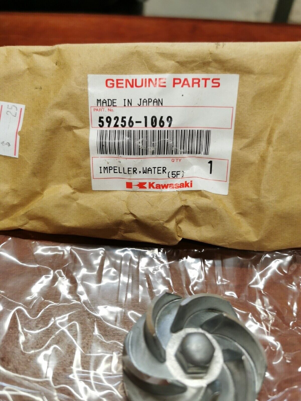 NOS Kawasaki KVF650 KVF750 KVF700 WATER PUMP IMPELLER 59256-1069 K23