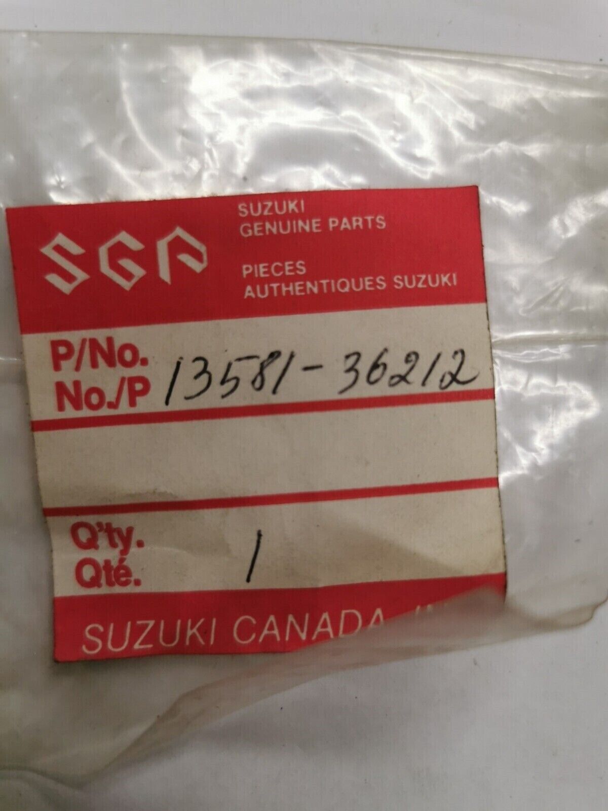 NOS SUZUKI ALT125 1983 - 1985 STOPPER NEEDLE CLIP NUT 13581-36212 S29