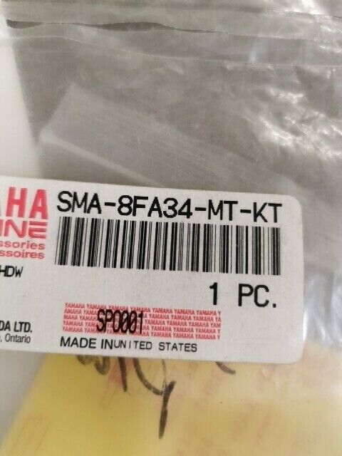 NOS YAMAHA incomplete SKID PLATE MOUNT KIT SMA-8FA34-MT-KT Y108