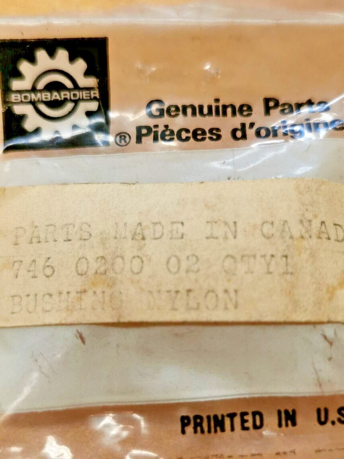 NOS CAN-AM NYLON BUSHING 746-020-002 CA3