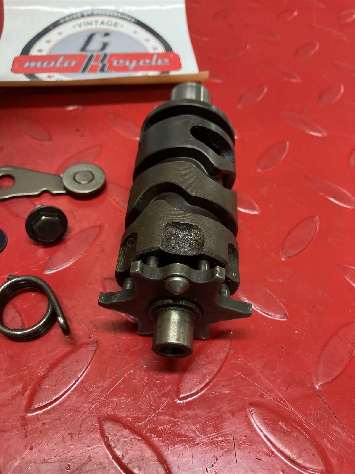 Honda XL350R 1984 transmission gearshift gear shift drum cam