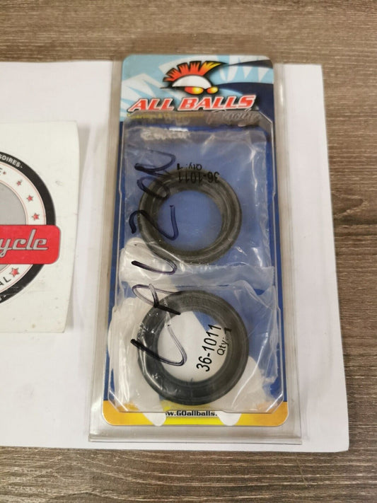 NOS ALL BALLS EL250 EN500 KX112 FORK DUST SEAL KIT 57-110 J52
