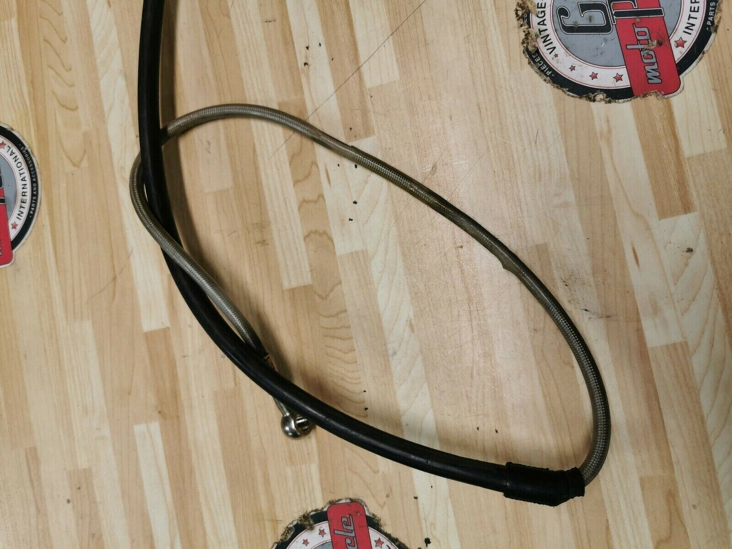 Yamaha YZ450F 2009 front brake caliper master cylinder line hose