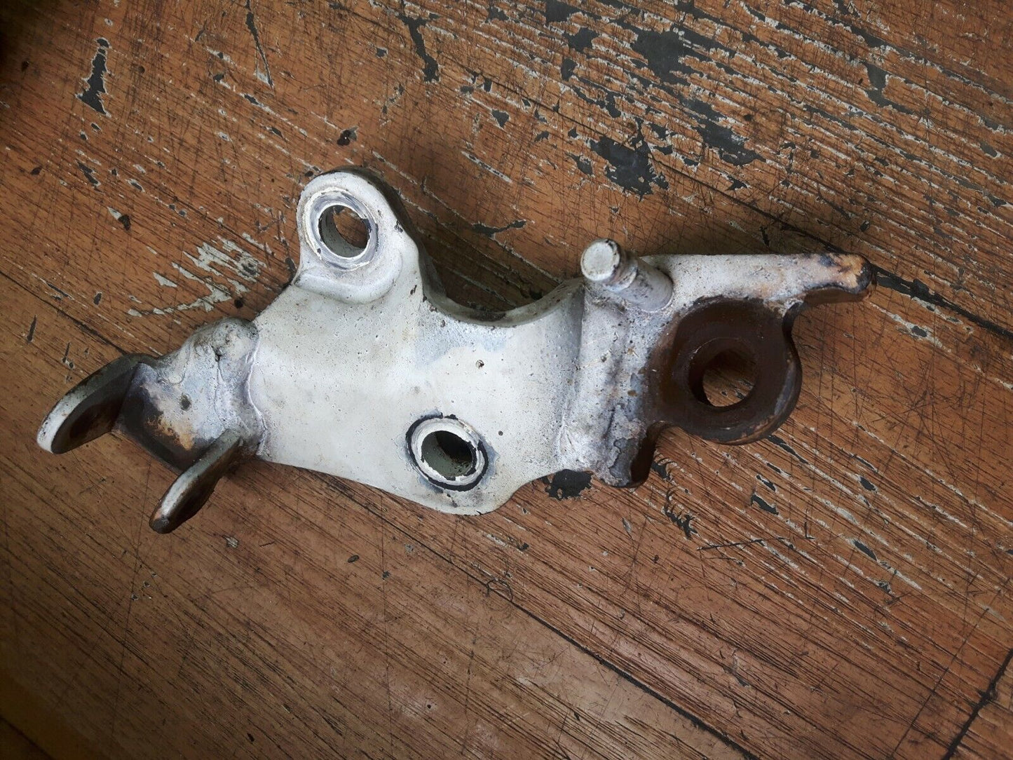 Honda XR80R 1993 footpeg foot peg rest bracket kickstand plate kick stand