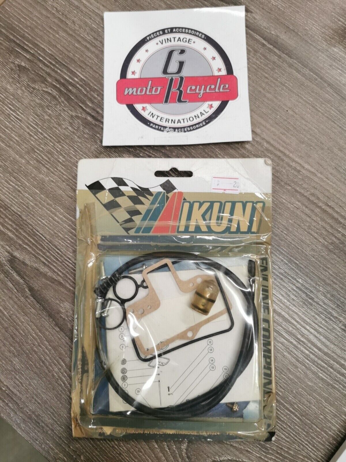 NOS MIKUNI Carburetor Carb Repair Rebuild Kit INCOMPLETE KHS-001 J20