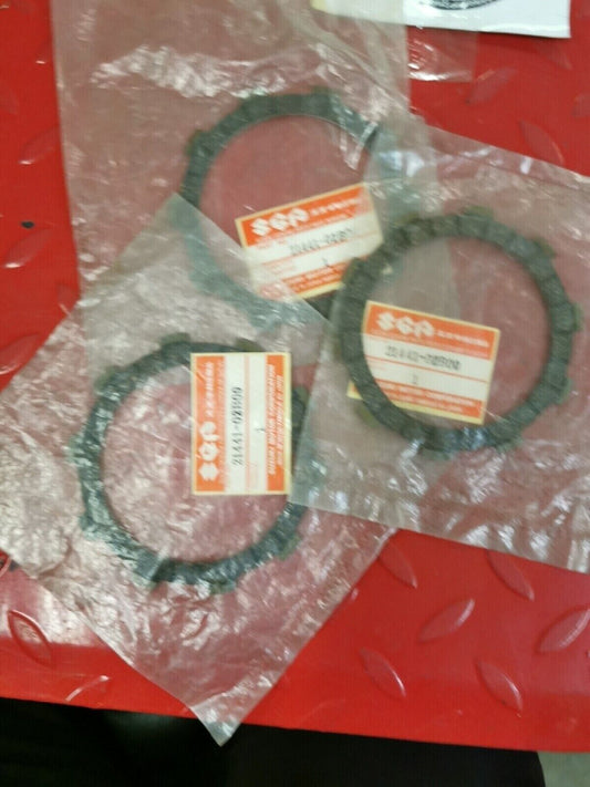 NOS SUZUKI RM80 1986 1987 1988 CLUTCH DRIVE PLATE QTY 3 21441-02B00 S11