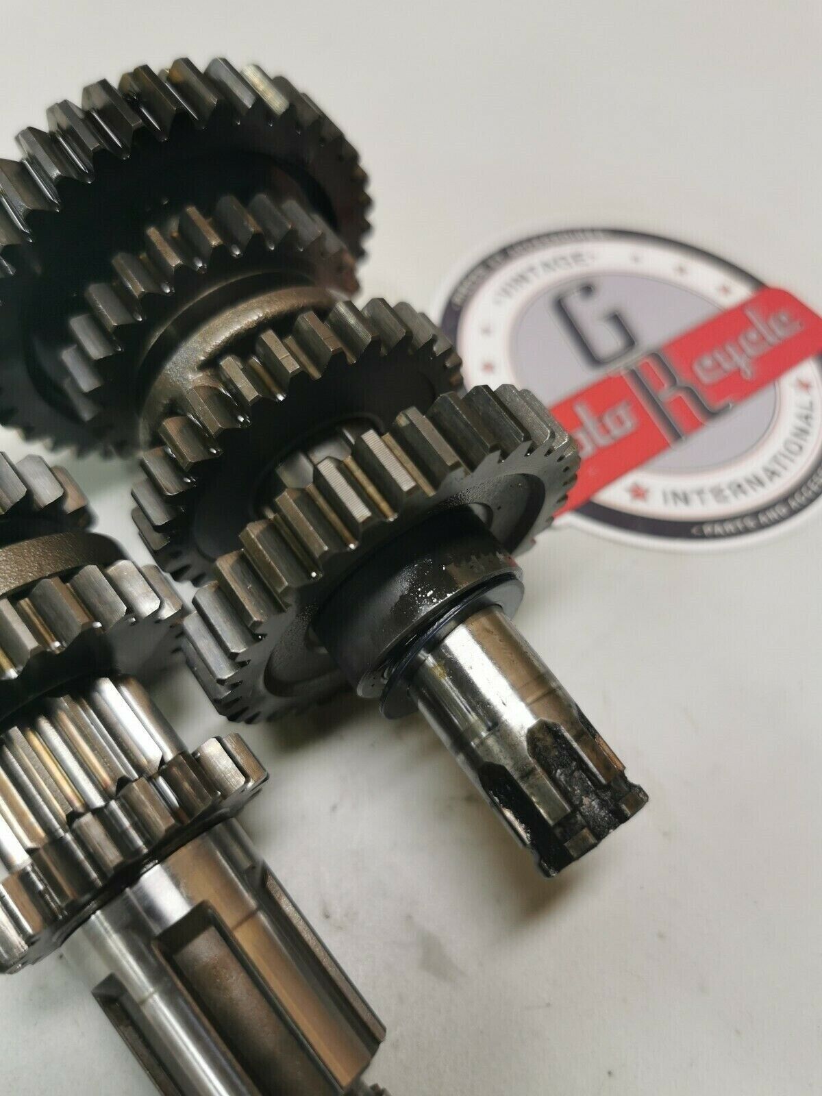 Honda XL80S 1983 transmission mainshaft countershaft main counter shaft gear