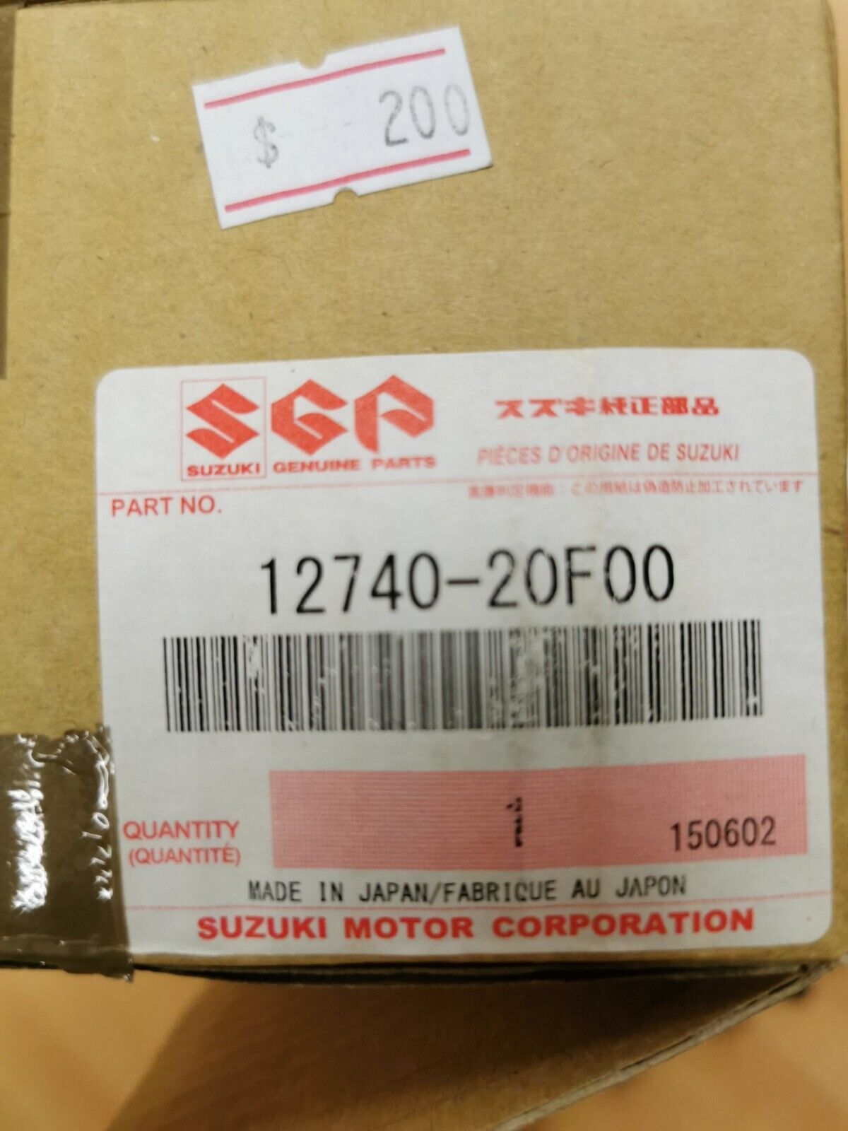 NOS SUZUKI SV650 1999 - 2016 CAMSHAFT EXHAUST REAR 12740-20F00 S10