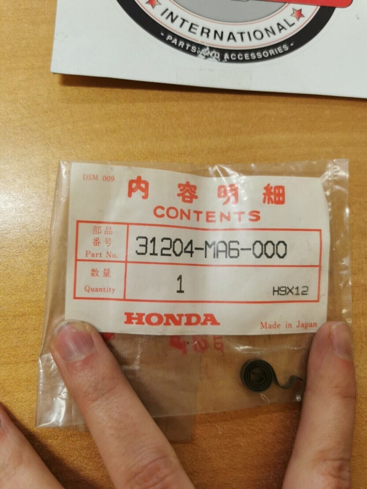 NOS Honda VT1100 CN250 CB700 VT500 VF1100 CARBON BRUSH SPRING 31204-MA6-000 H27
