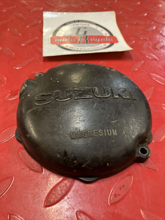 Suzuki RM125 1982 left crankcase stator magneto cover