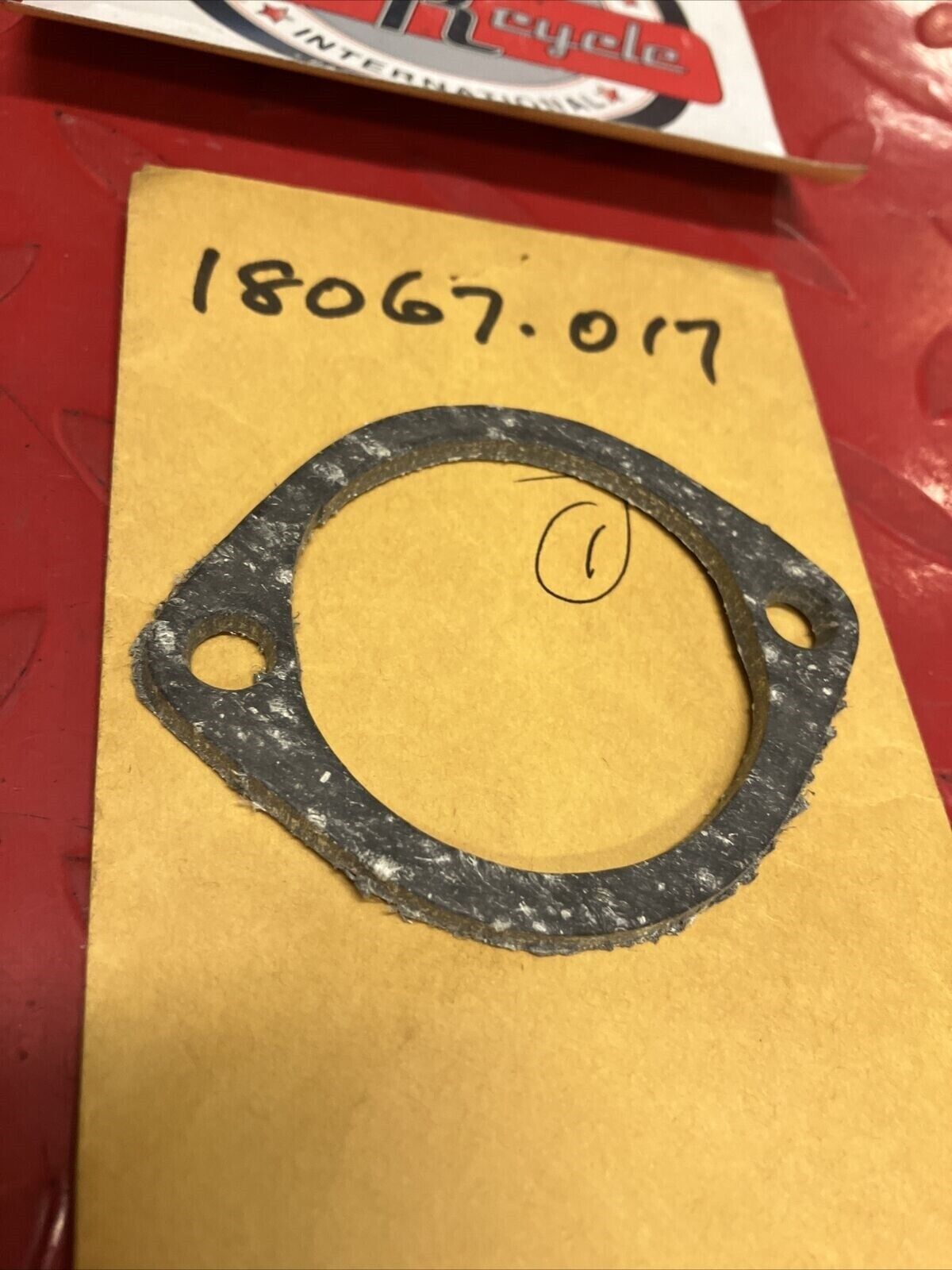 NOS KAWASAKI F6 F7 EXHAUST PIPE GASKET 18067-017 K21