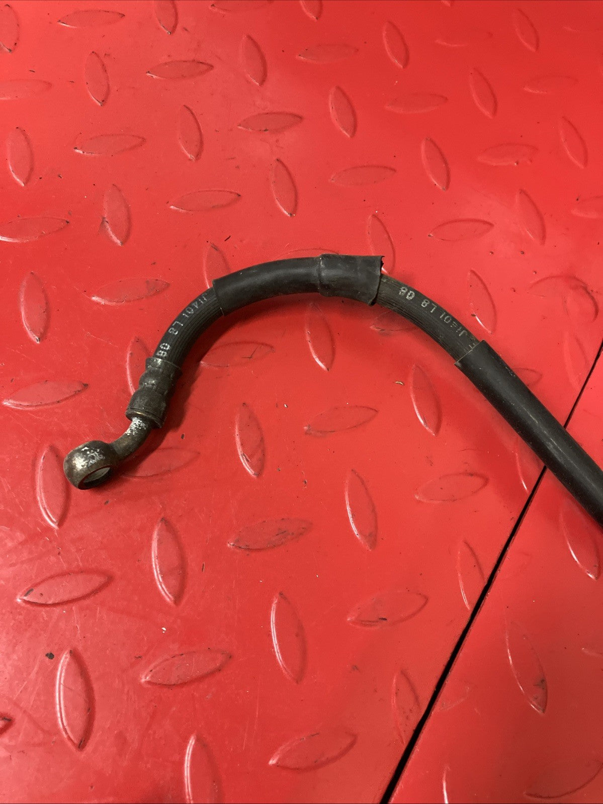 Honda CR250R 1991 Rear brake assembly caliper master cylinder hose 125 500 1990