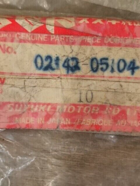 NOS SUZUKI TL1000S GS1150EG GS550E GS750S DR350SE SCREW 02142-05103 S47