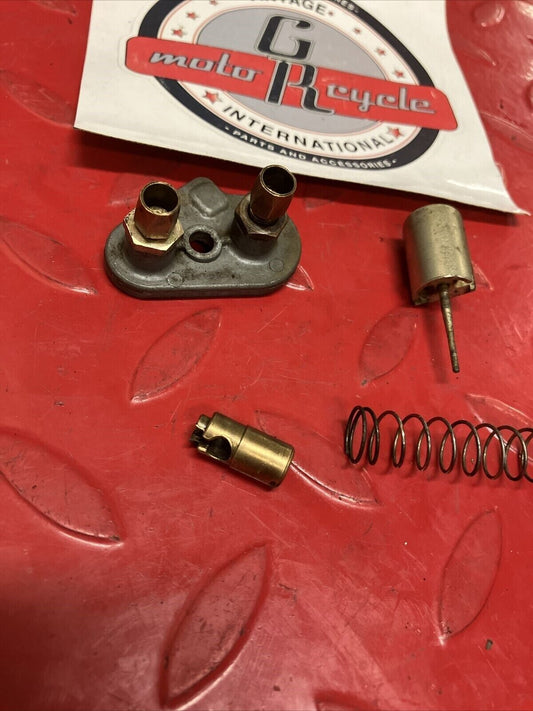 Yamaha MJ50 1982 Towny Carburetor throttle valve spring cap cover piston needle