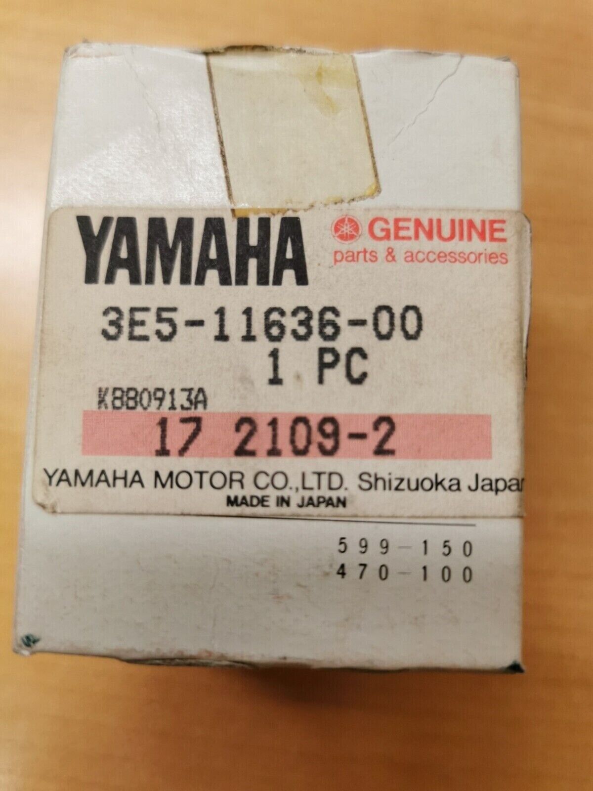 NOS YAMAHA PW80 1986 - 2006 OVERSIZED PISTON 3E5-11636-00-00 Y45