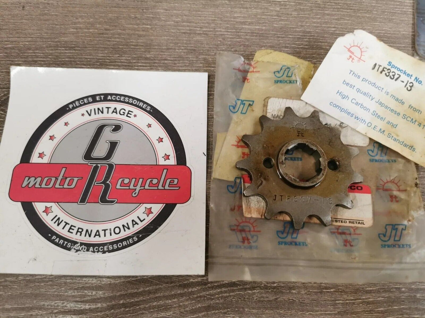 NOS JT CR250R CR480R ATC250R TRX250R Steel Front  SPROCKET 13T JTF-337.13 J19