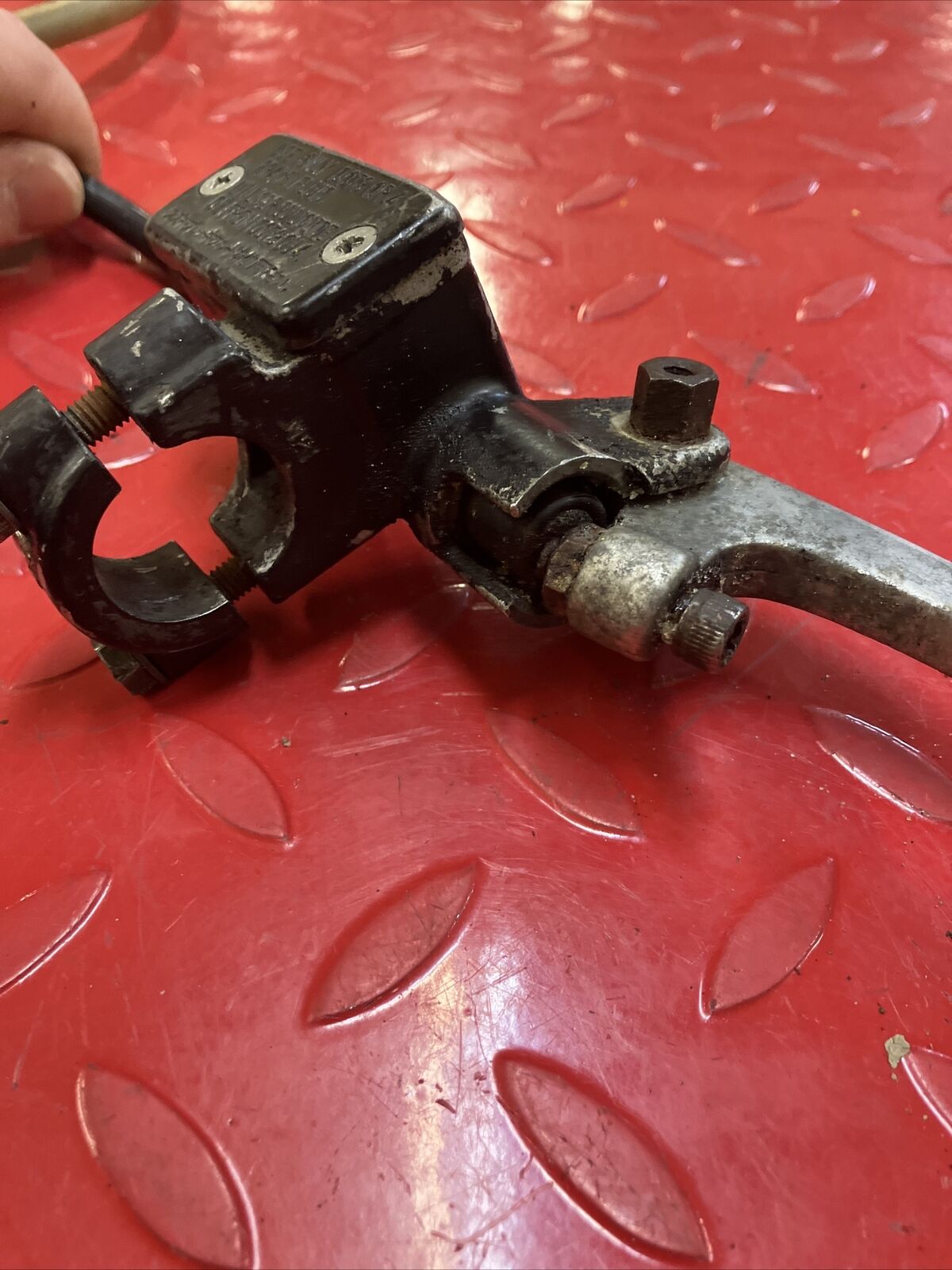 Suzuki RM125 1985 front brake master cylinder hose 1984 RM250