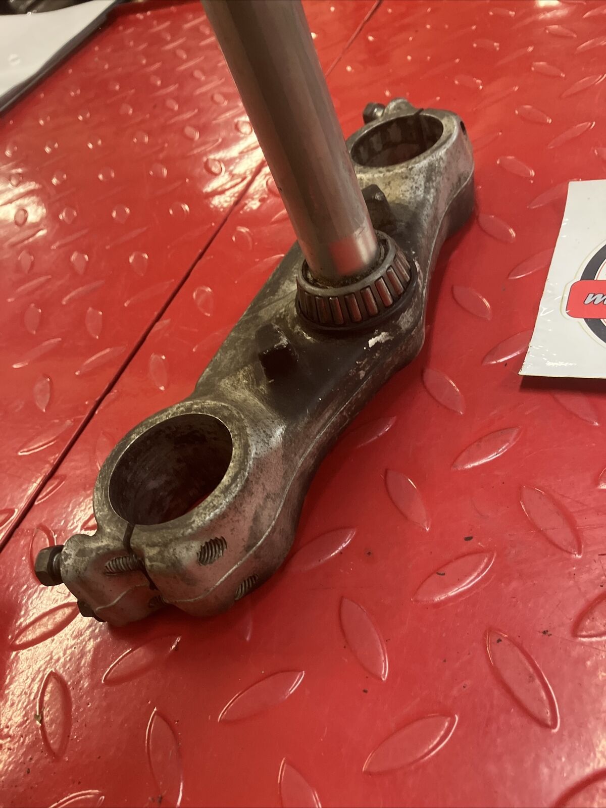 Honda CR250R 1984 steering stem triple clamp tree 53200-KA4-730 CR125R CR500R