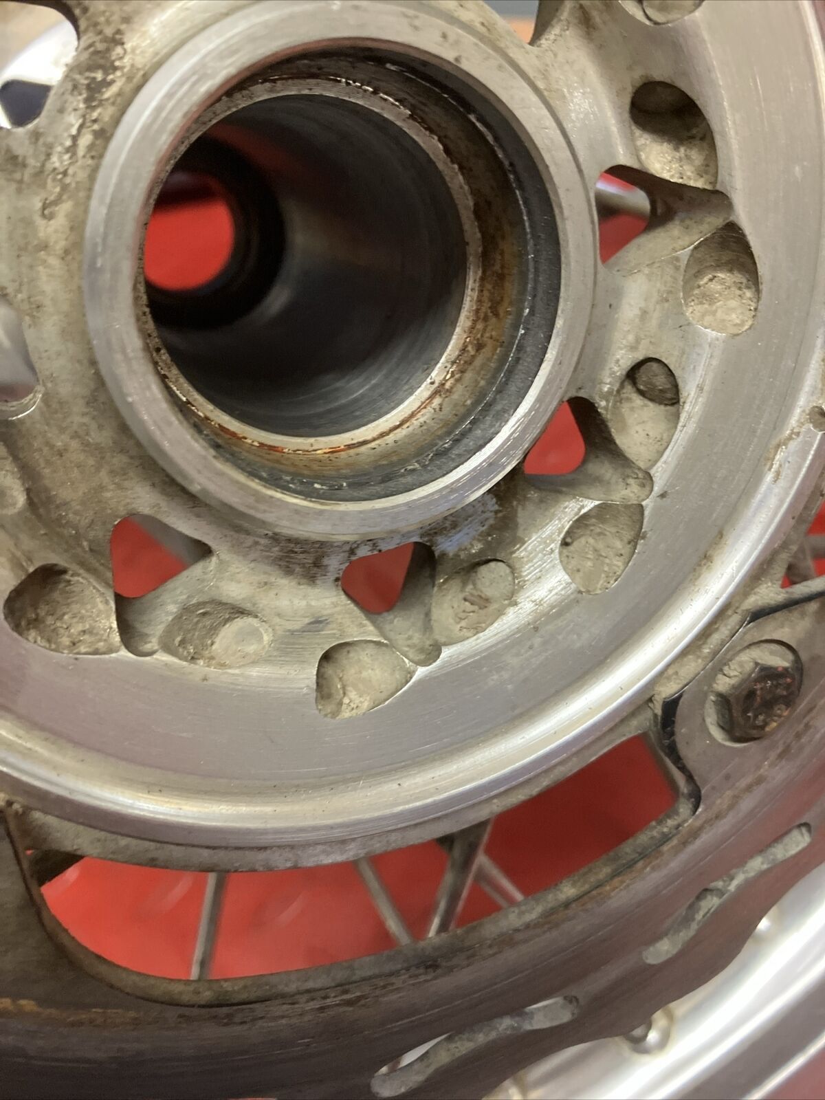 Honda CR250R 1989 WARP 9 Rear wheel back rim hub CR125R CR500R 18x2.15
