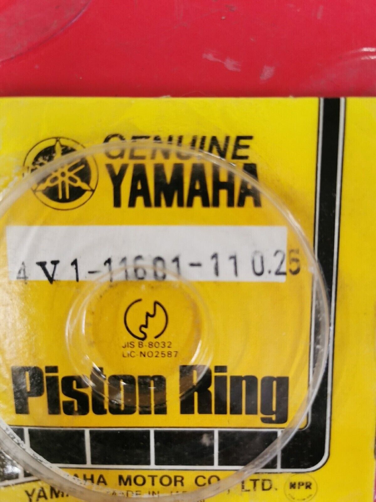 NOS YAMAHA YZ80 1981 PISTON RING SET 0.25 4V1-11601-11-00 Y51
