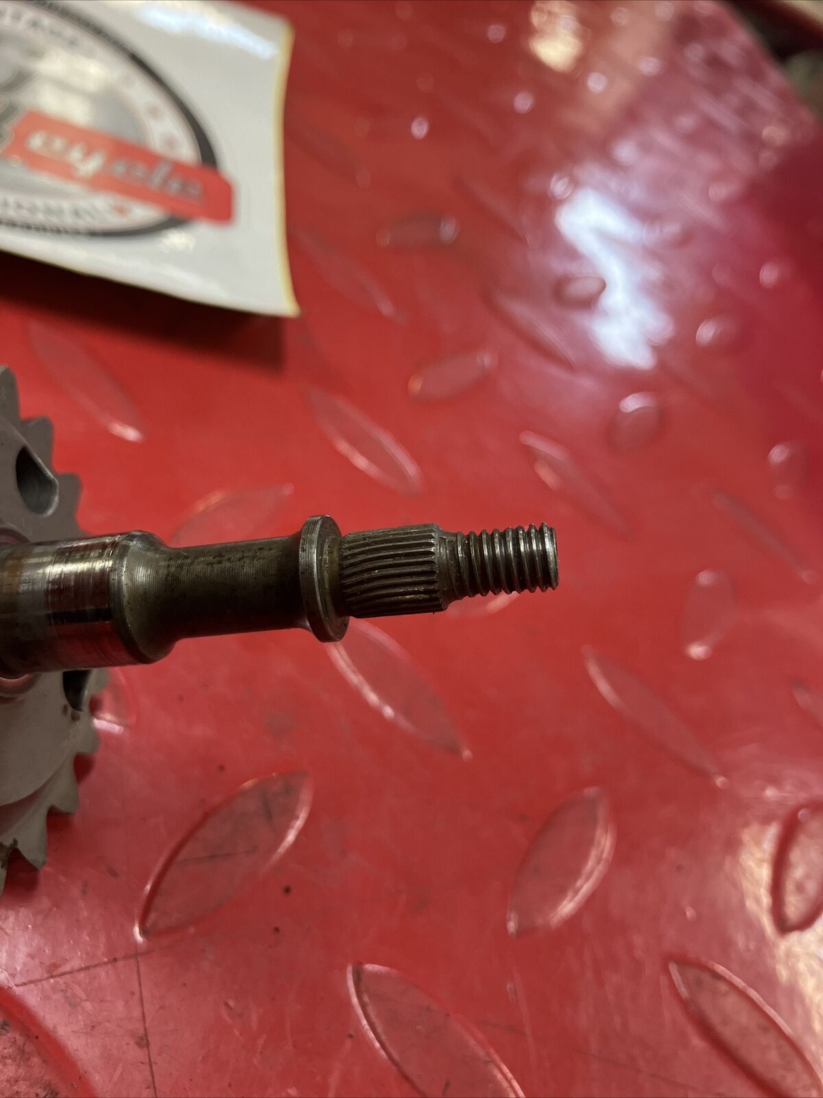 Honda CR250R 1984 waterpump water pump shaft gear
