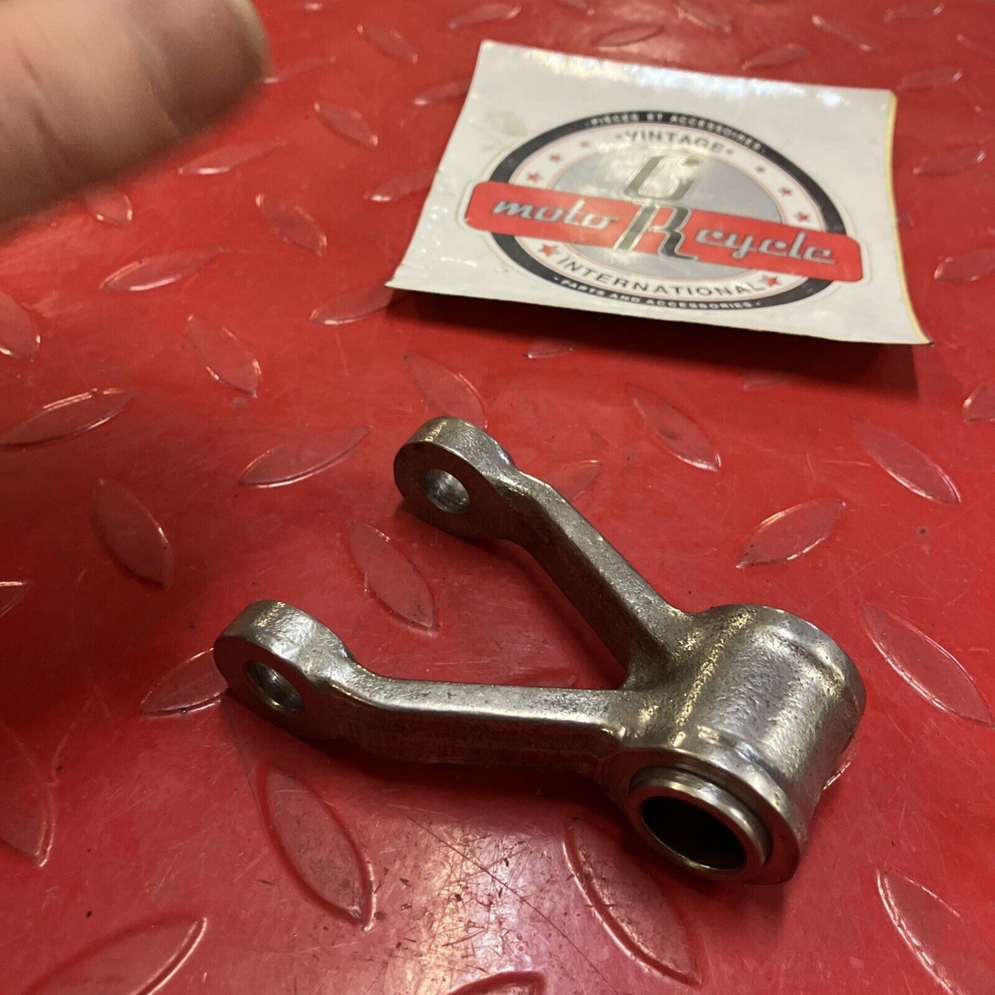 Honda CR80R 1983 swingarm rear shock linkage connecting rod CR60R