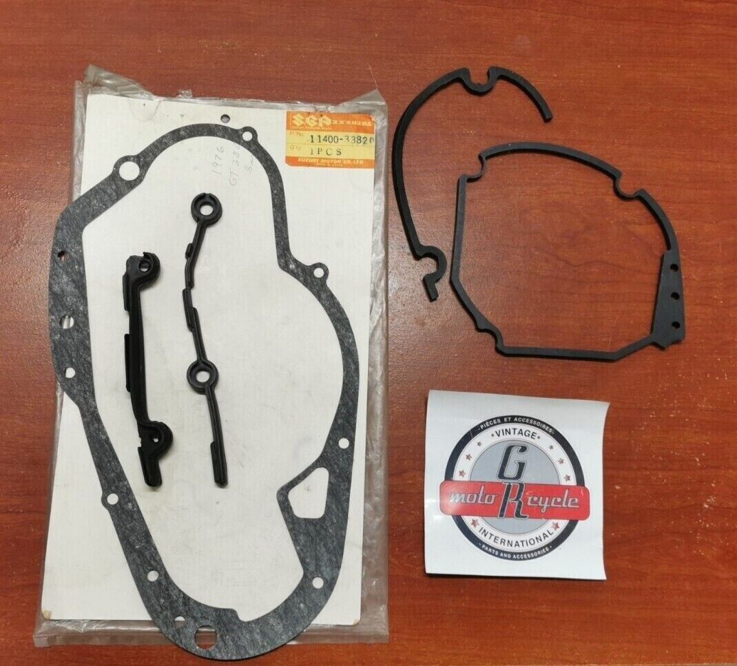 NOS SUZUKI 1973 - 1977 GT380 GASKET KIT INCOMPLETE 11400-33820 S31