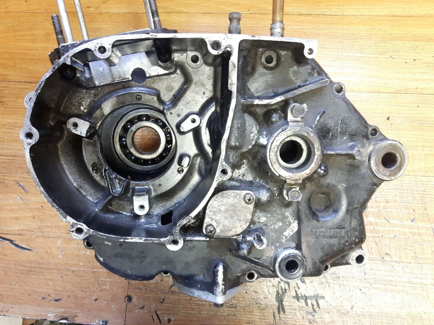 Kawasaki KLX125L 2003 crankcase crank cases left right 2004 KLX125