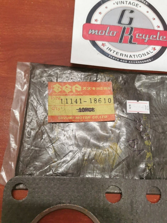 NOS Suzuki 1973 - 77 GT250 CYLINDER HEAD GASKET 11141-18610 SUB. 11141-18710 S15
