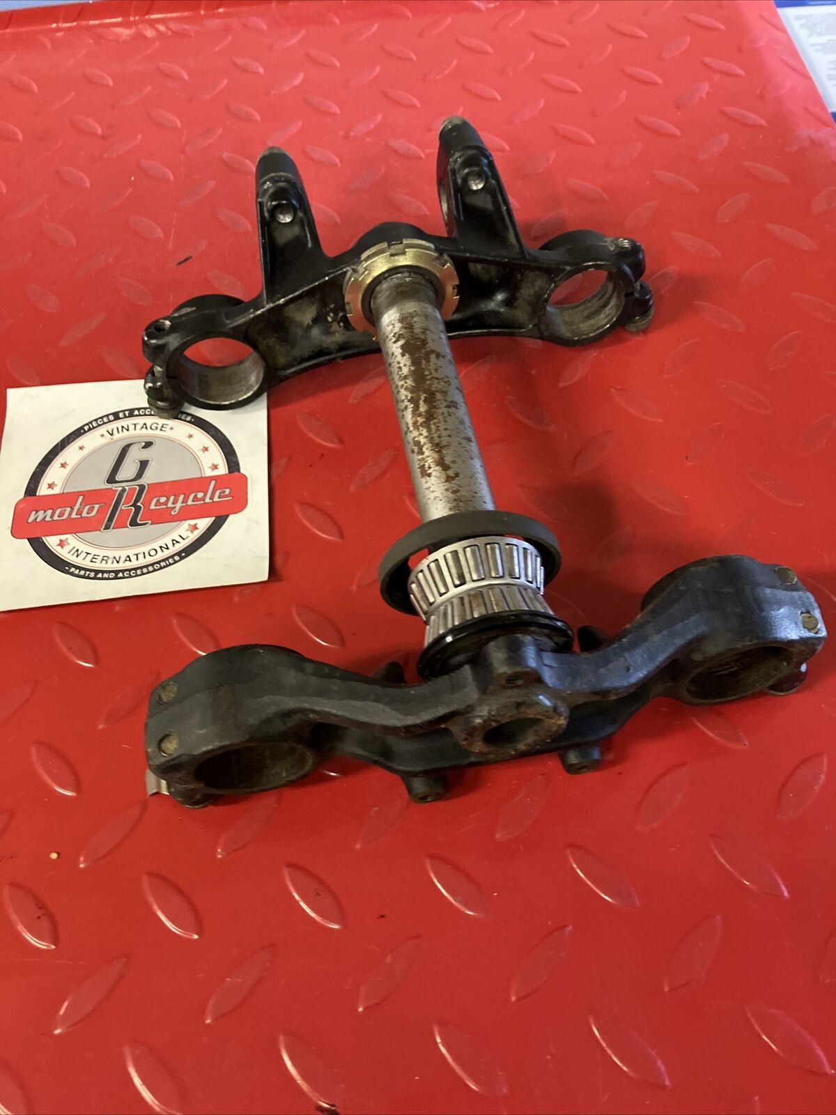 Honda CR80R 1993 steering stem triple clamp tree 1987 - 1995 53230-GS2-000