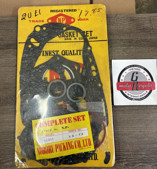 NOS N.P XS1 XS2 GASKET KIT COMPLETE 61441 J63