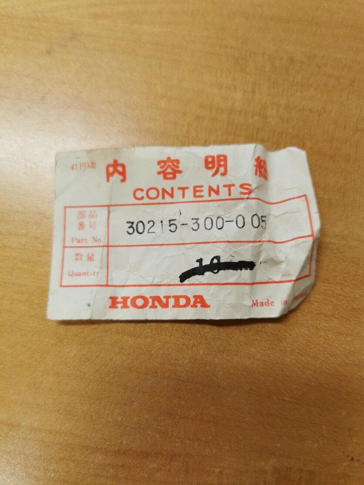 NOS HONDA CB550 CB750 CB500 PLATE POINTS SHIFT 30215-300-005 H20