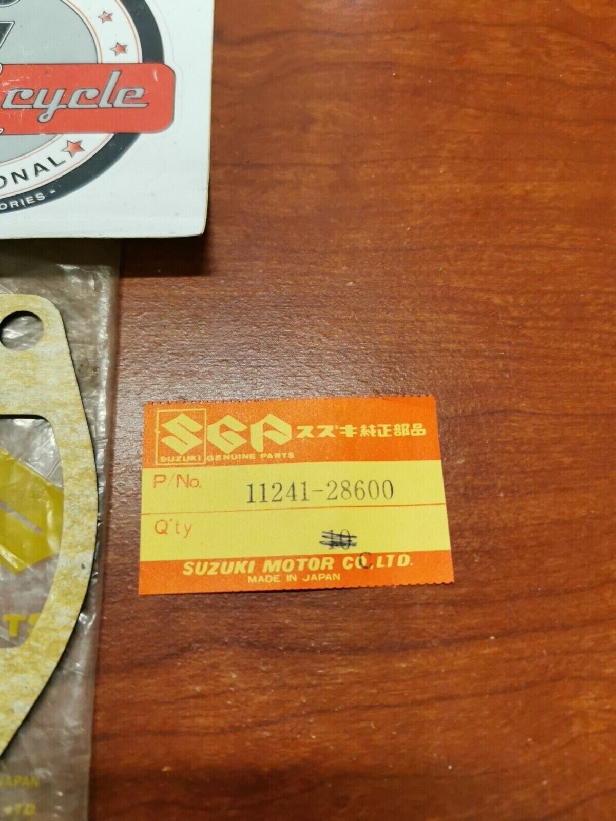 NOS Suzuki RM100 RM125 TC125 CYLINDER GASKET 11241-28600 SUB. 11241-28601 S16