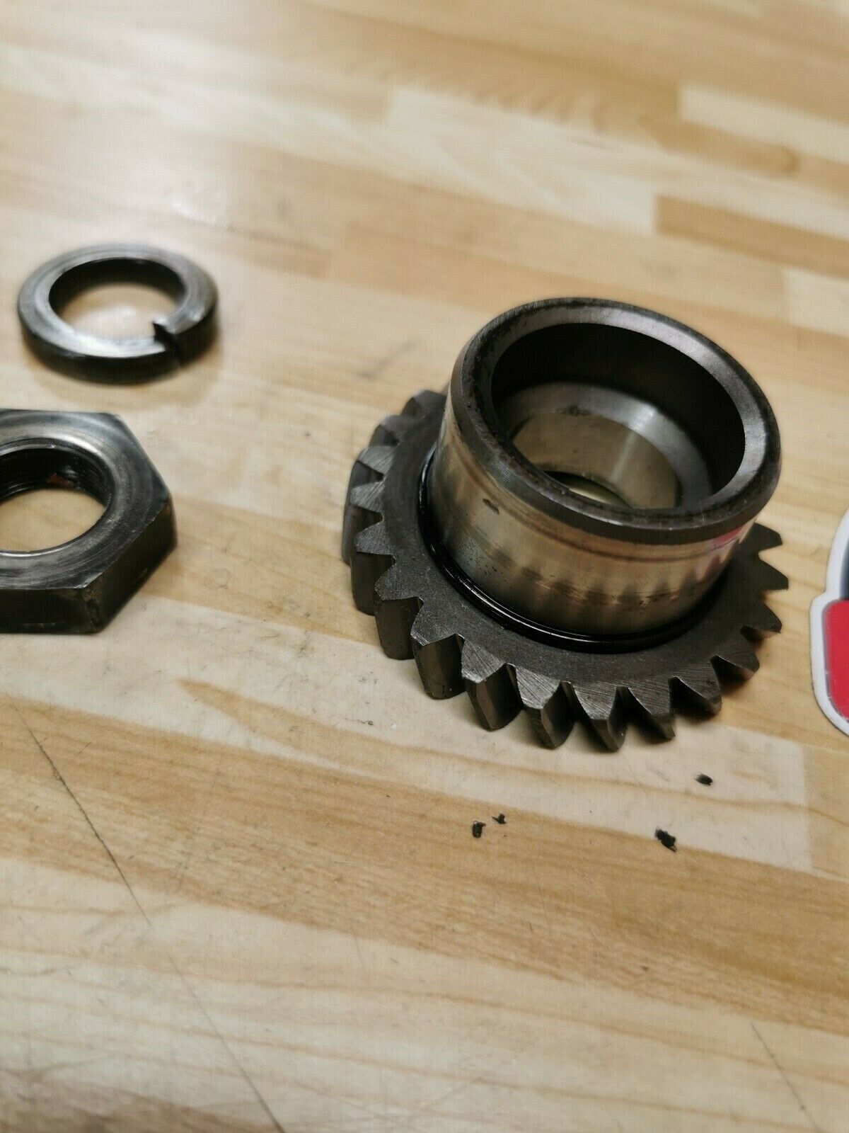 Yamaha IT250 1982 crankshaft crank shaft primary drive gear 1981 YZ250 1980