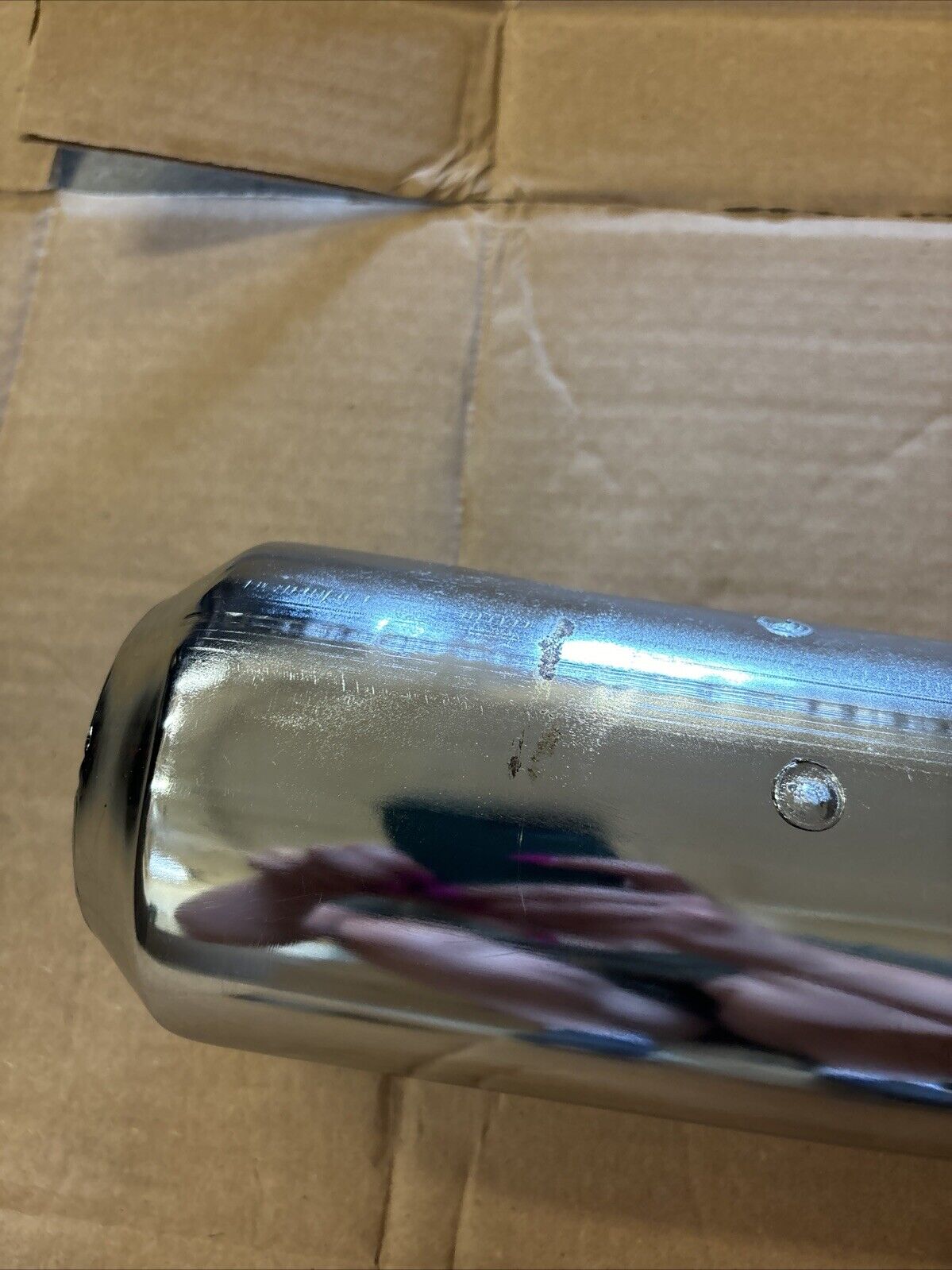 NOS Yamaha 1979 XS750 LEFT MUFFLER 2F3-14711-03-00 SUB 2F3-14711-80-00 YB3