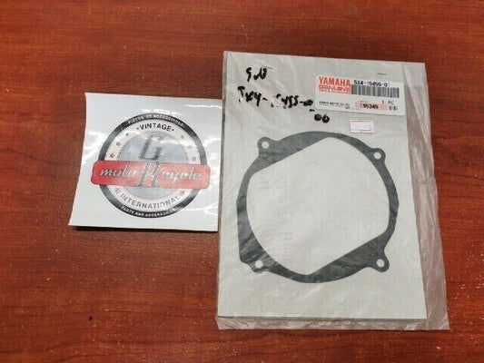 NOS Yamaha CRANKCASE COVER GASKET 5X4-15455-01-00 SUB 5X4-15455-00-00 Y107