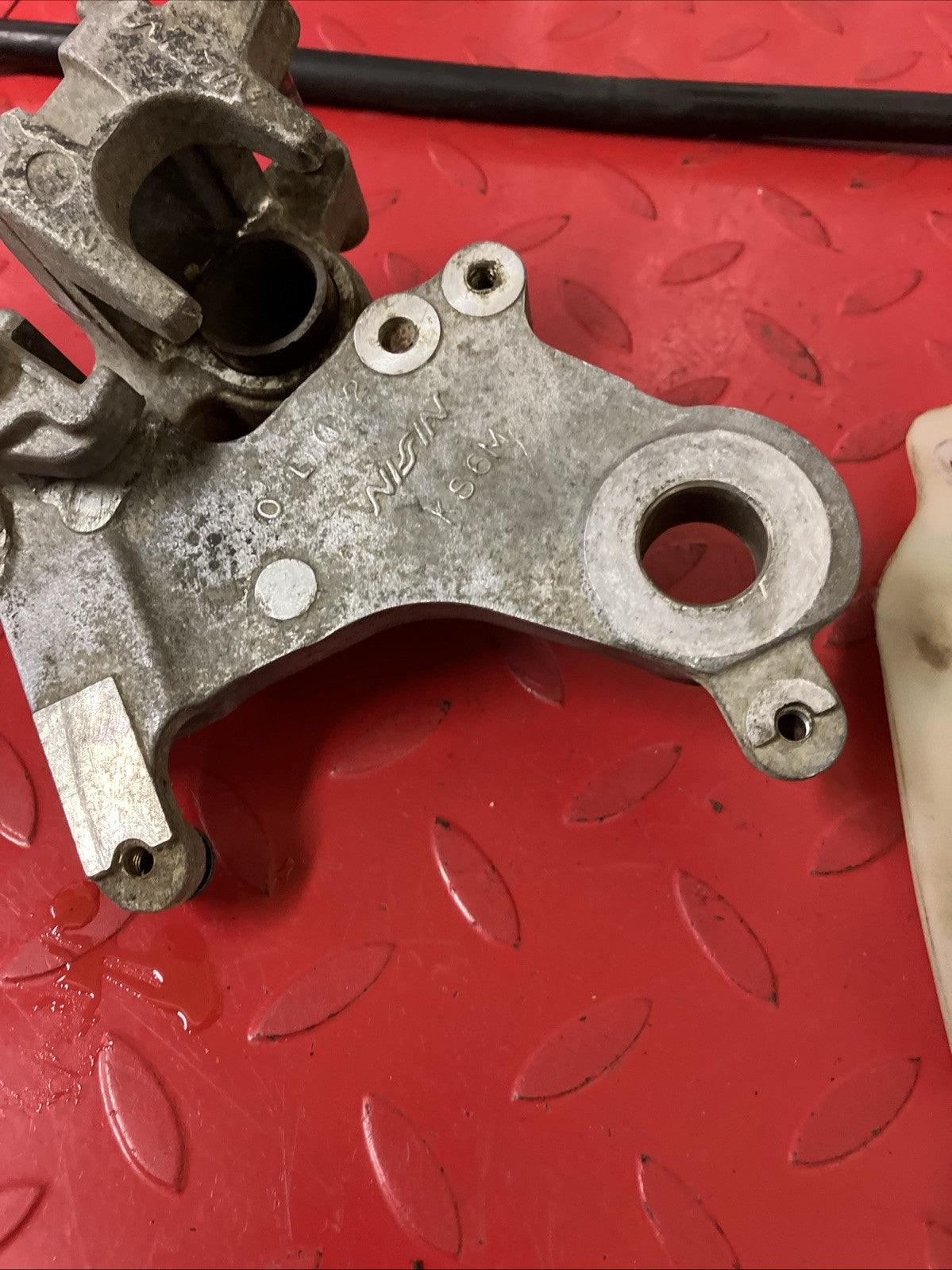 Honda CR250R 1991 Rear brake assembly caliper master cylinder hose 125 500 1990