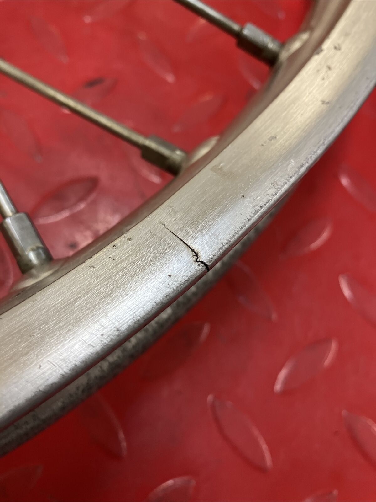 Honda CR250R 1988 front wheel hub rim CR125R CR500R 446A5-KS6-830 2