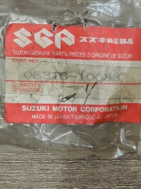 NOS SUZUKI AH100 AN250 AN400 DL1000 DRZ125 DRZ400 DR200SE NUT 08316-10083 S46