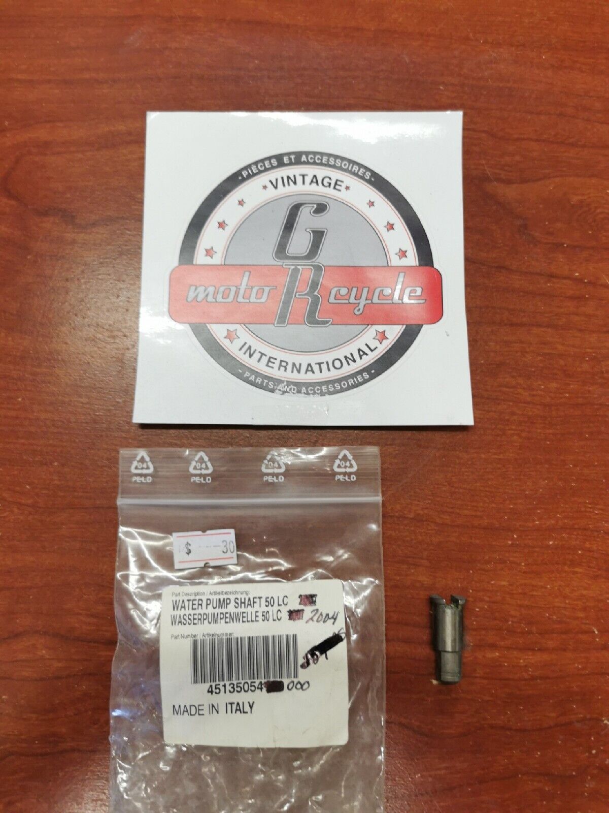 NOS KTM 2004 50LC WATER PUMP SHAFT 45135054000 KT3