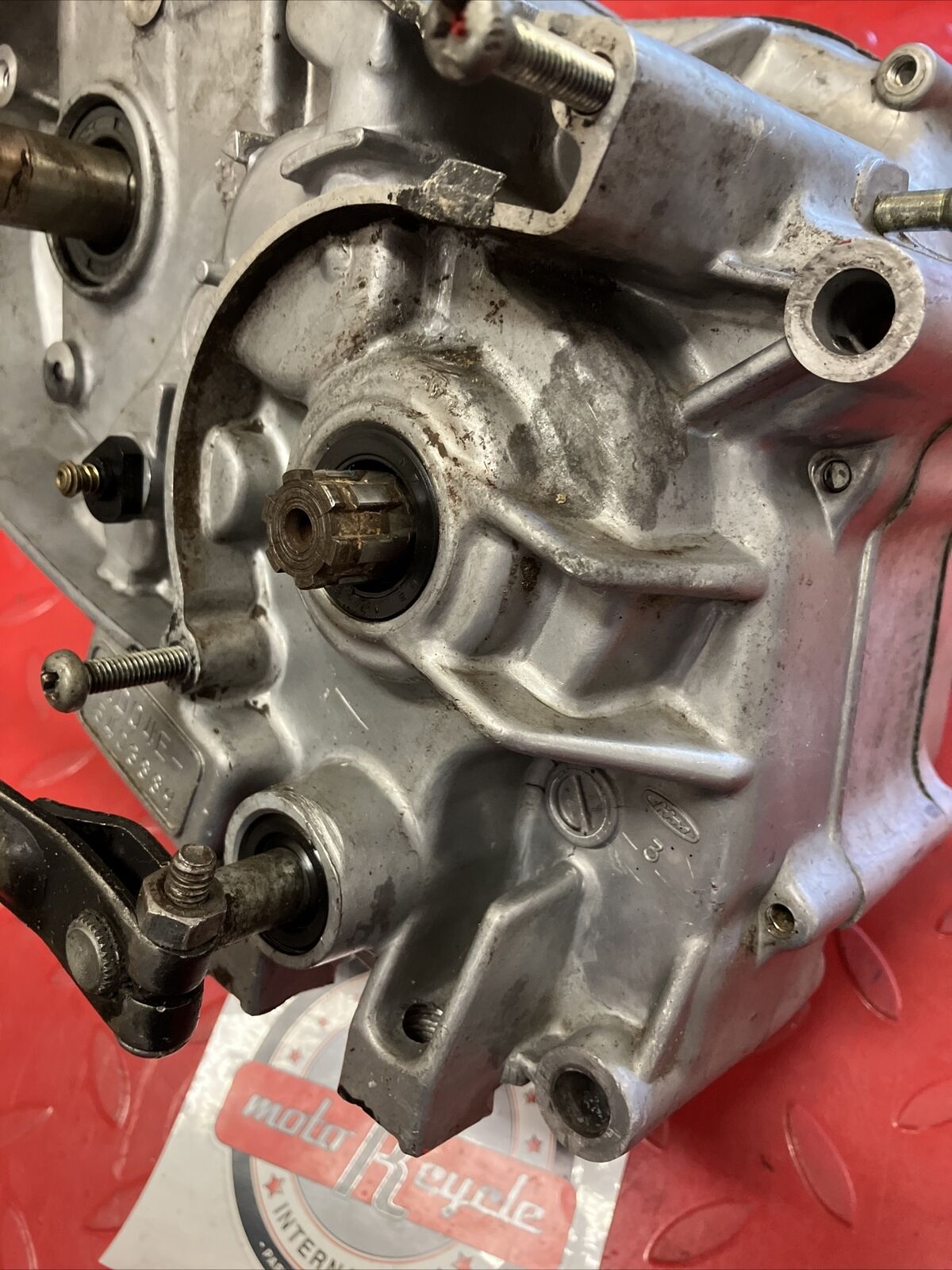 Honda XL80S 1984 engine motor bottom end crankcase crankshaft transmission XR80