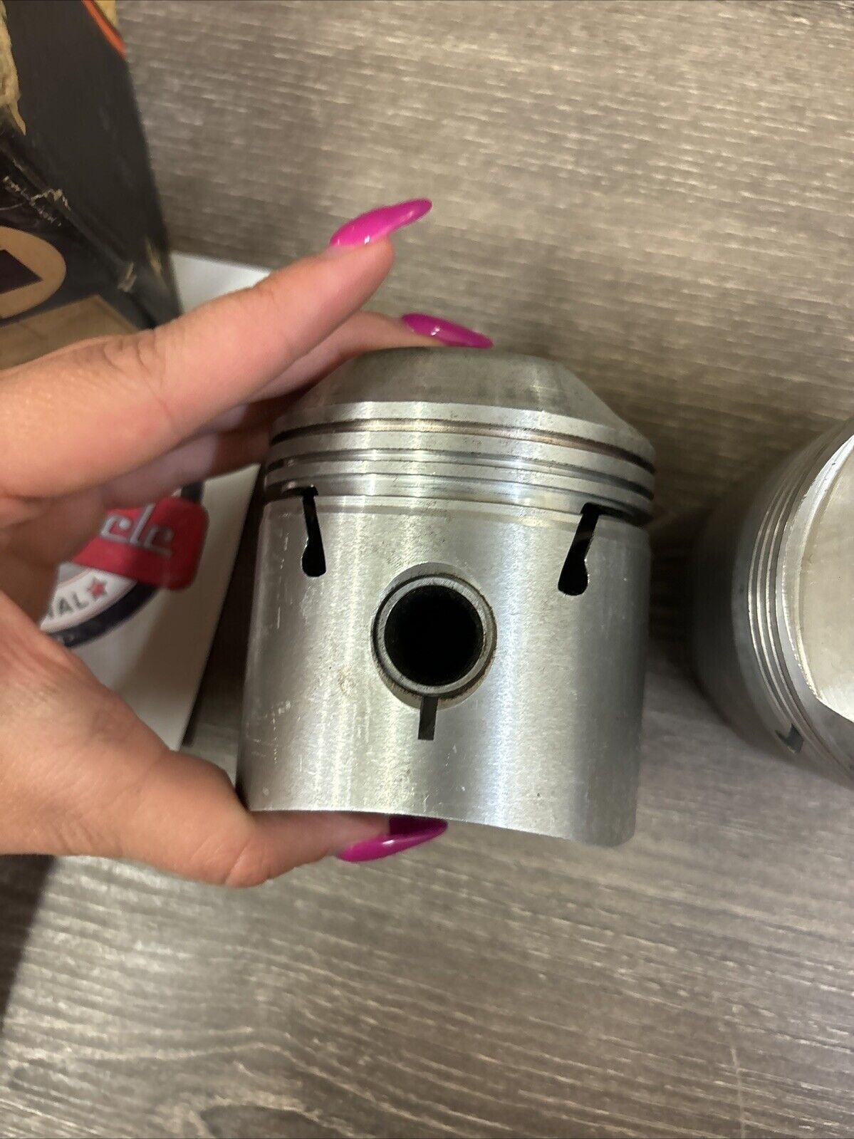 NOS HEPOLITE 650CC BSA PISTON SET STD 75MM POWERMAX 18526 J62