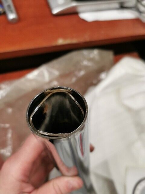 NOS Yamaha 1978 1979 XS400 RIGHT SIDE EXHAUST PIPE 2L0-14621-00-00 Y128