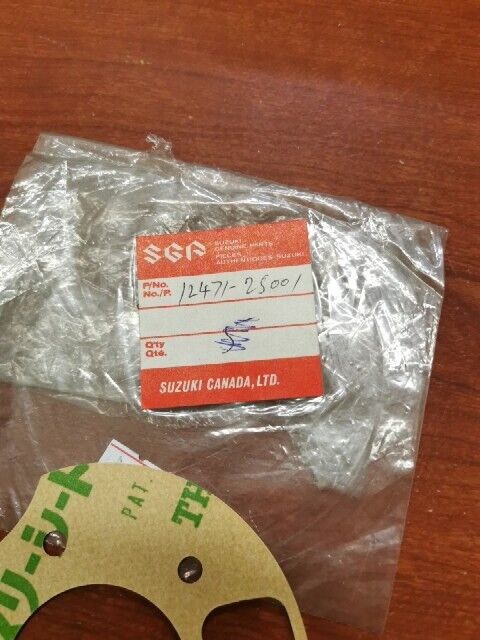 NOS Suzuki TC100 TS100 TC90 TS90 INNER DISC VALVE GASKET 12471-25001 S32