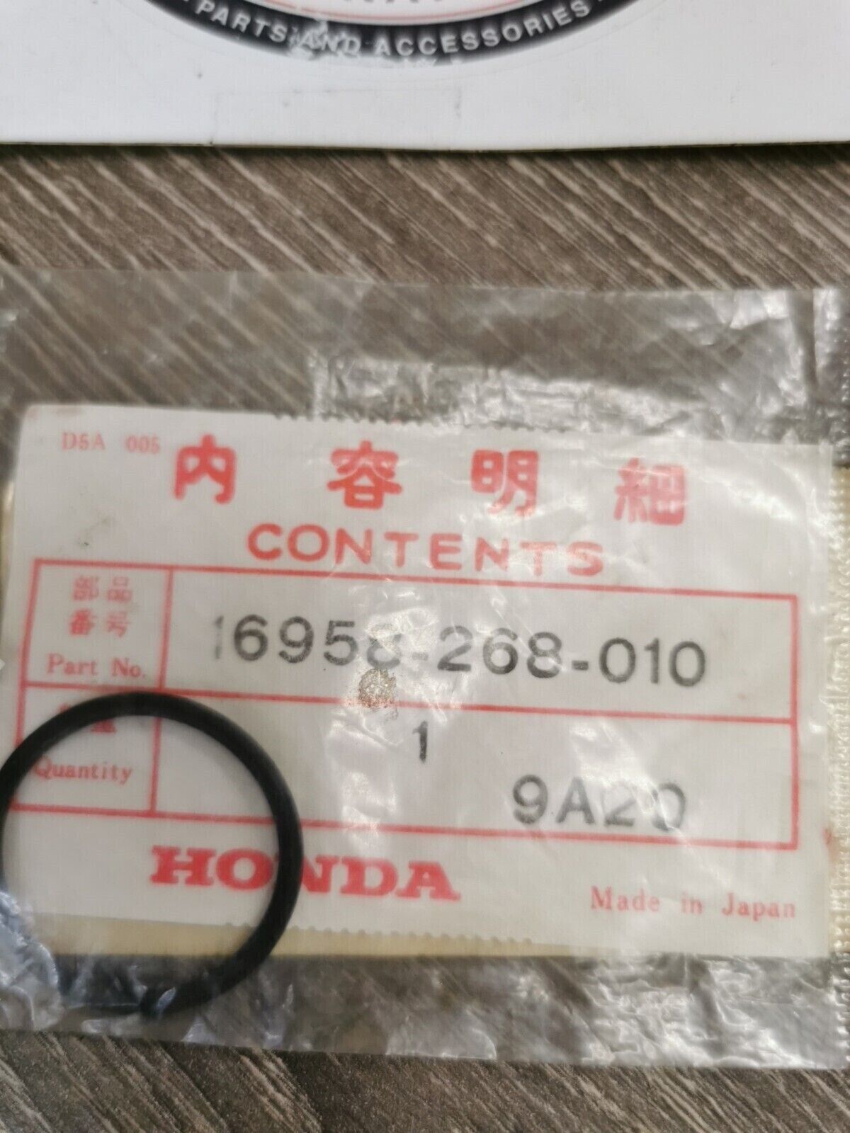 NOS HONDA CL77 GASKET 16958-268-010 H58