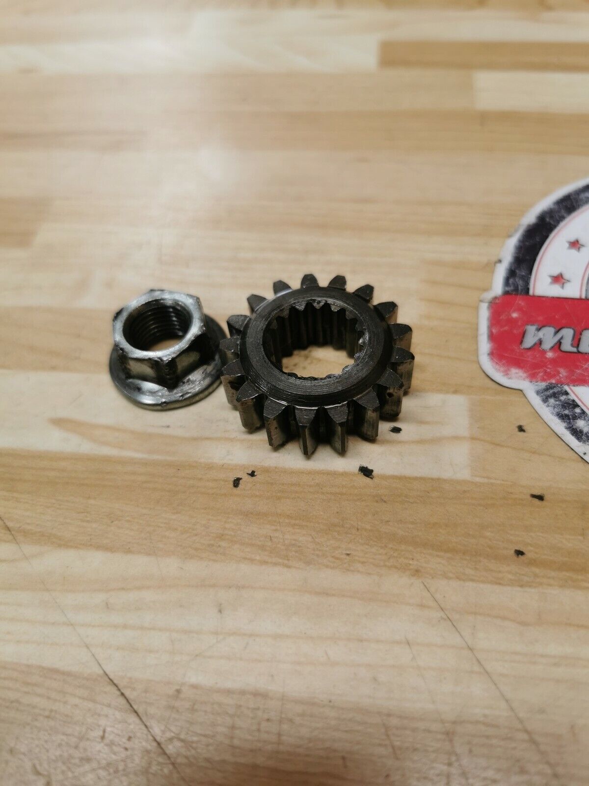 Honda CR80R 1984 crankshaft primary drive gear