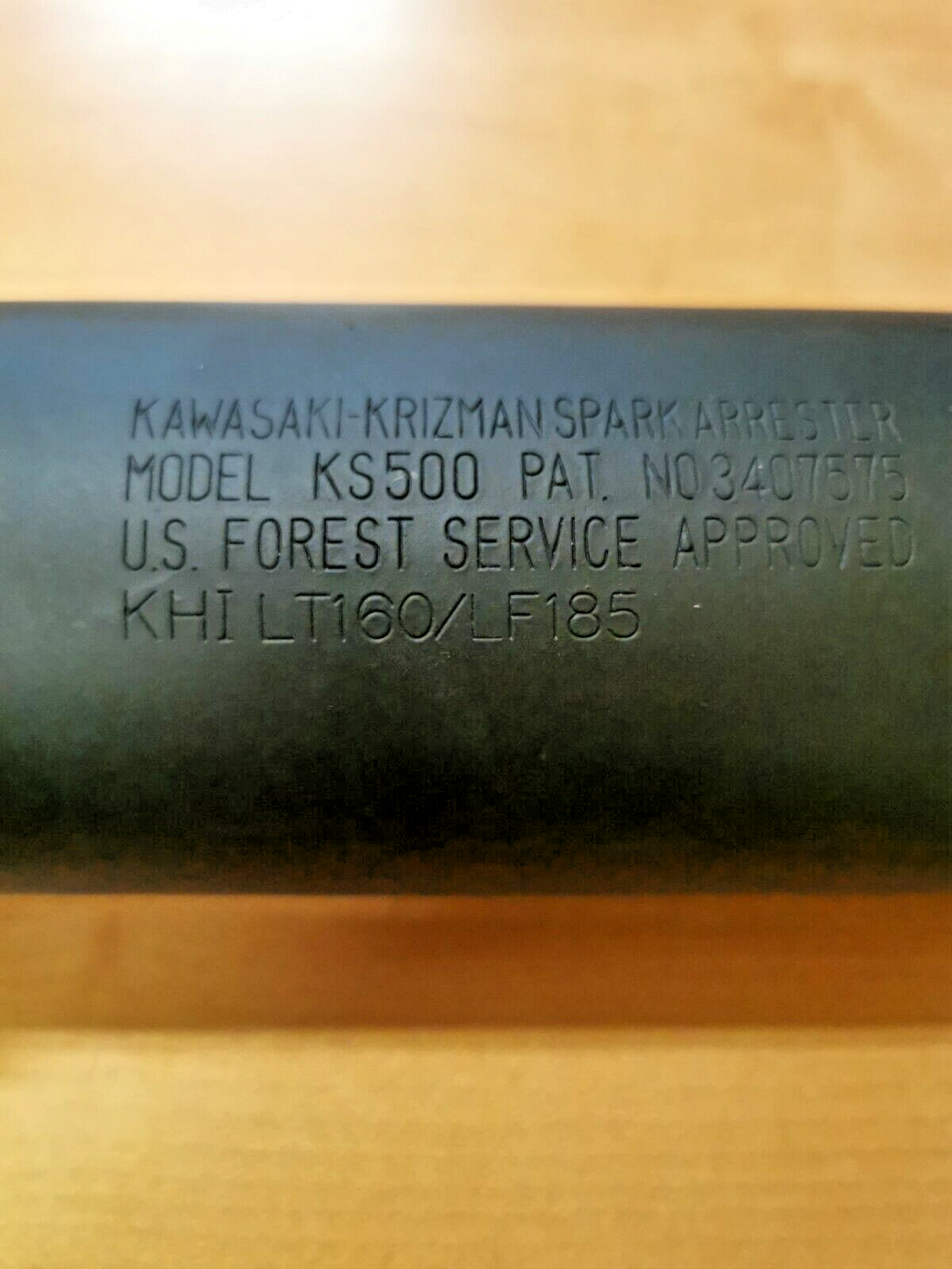 NOS KAWASAKI KLF185 1985 MUFFLER 18001-1574 K7