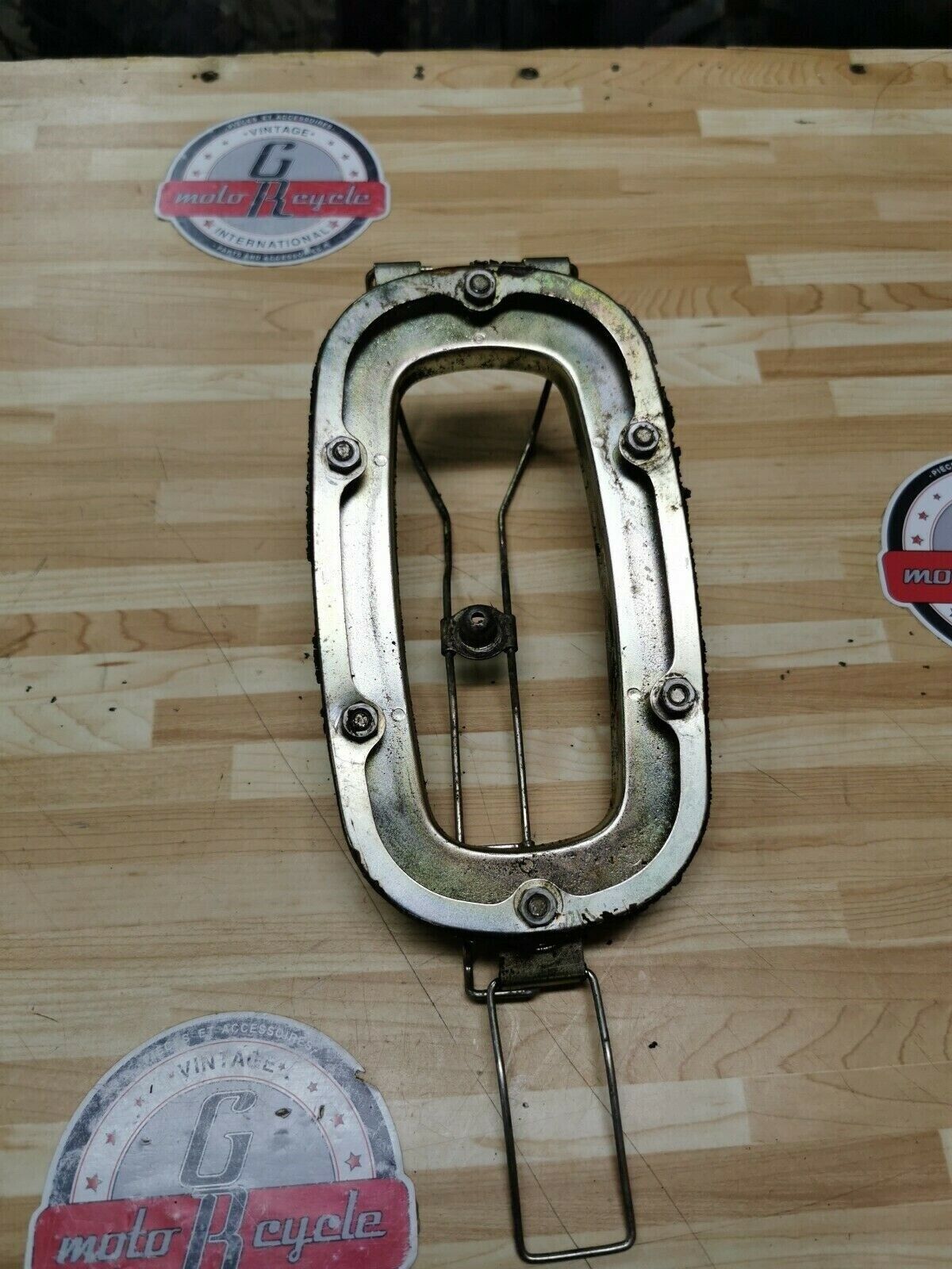 Honda XR350R 1983 airbox air box filter cleaner boot element setting plate