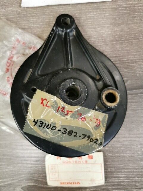 HONDA XL100 XL100S XL125 XL125S REAR BACK BRAKE PANEL NH-105 43100-382-790ZA H88